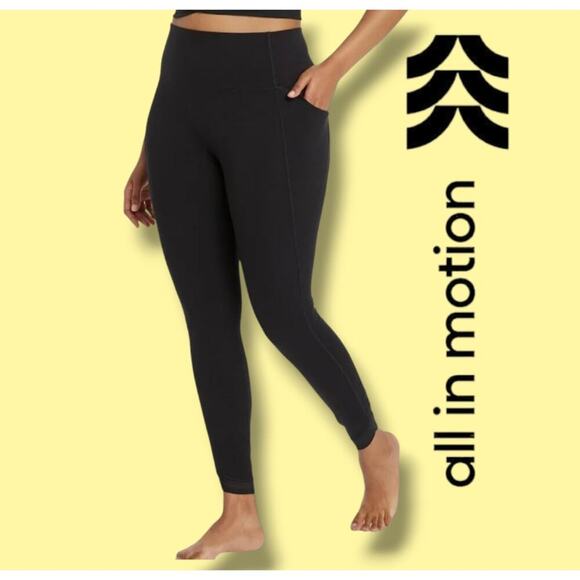 All in Motion Women's contour power waist high waisted black leggings - xs - Picture 8 of 8